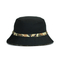 까만 장식적인 Camo 벨트 금속 로고가 일요일 물통을 낚시질하는 유행 작풍에 의하여 모자를 씌웁니다