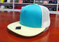 58cm 거품 Snapback 모자 100% 다 스판덱스 연약한 혼합 색깔 및 뒤 메시 5 패널