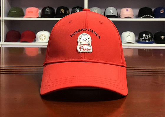 Hot Sales ACE Unisex Flat Embroidery Patch Logo Teddy Patch Design Flat Chain Baseball Cap