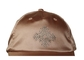 상한 에이스 5 패널 야구 모자 유행 공단 직물 태양열 집열기 모조 다이아몬드 헝겊 조각 로고