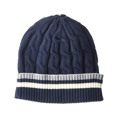 남녀공용 Gorros 니트 비니 캡 일반 100% 면 사용자 정의 로고