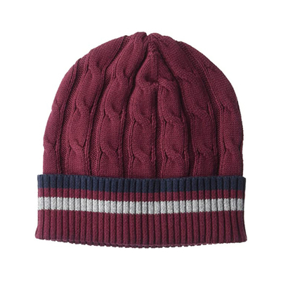 남녀공용 Gorros 니트 비니 캡 일반 100% 면 사용자 정의 로고